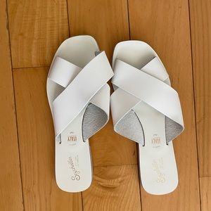 White sandal